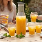 Choice Water Set Bottle With 6 Glasses Elegant Serving Set