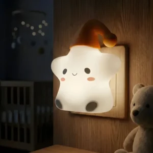 Cute LED Night Light USB Rechargeable Lamp
