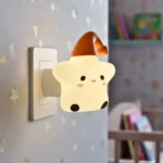 Cute LED Night Light USB Rechargeable Lamp