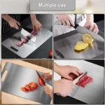 Cutting Board for Kitchen Use Stainless Steel