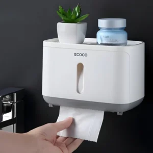 ECOCO Wall Mounted Paper Towel Tissue Box Dispenser