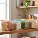 Food Storage Container 1 pcs Box 5 Ltr Plastic Airtight with Lid