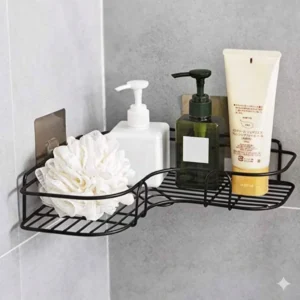 Bathroom Corner Rack Self-Adhesive