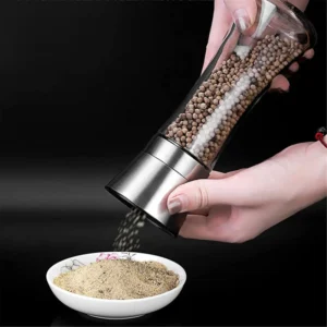 Glass Ceramic Salt Pepper Mill Grinder Salt and Pepper Crusher