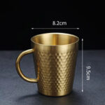 Golden Tea Cup Stainless Steel – Thermal Mug