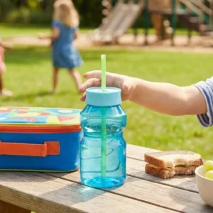 Kids Quick Sip Water Bottle with Straw 500ml