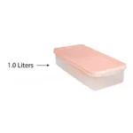 Limon 1.0 Liter Freezer Airtight Plastic Box With Lid Set of 2