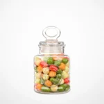 Limon 400ML Airtight Glass Jar With Lid