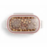 Limon 500ML Oval Glass Airtight Container With Lid