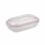 Limon 500ML Oval Glass Airtight Container With Lid
