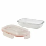 Limon 500ML Oval Glass Airtight Container With Lid