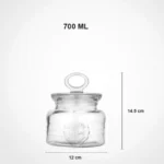 Limon 700ML Airtight Glass Jar With Lid