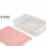Limon 810 ML Freezer Airtight Plastic Box With Lid Set of 2