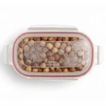 Limon 900ML Oval Glass Airtight Container With Lid