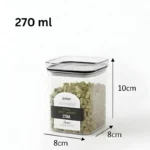 Limon Airtight 270 ML Stackable Plastic Storage Jar