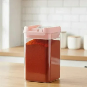 Limon Airtight 400 ML Plastic Square Jar For Multi Use