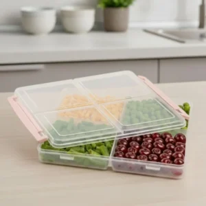 Limon Small 4 Section Freezer Airtight Plastic Box