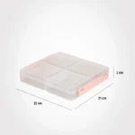 Limon Small 4 Section Freezer Airtight Plastic Box