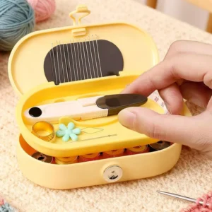 Magnetic Sewing Kit With Case Portable Stitching Set