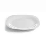 Melamine 11 Inch White Serving Plate