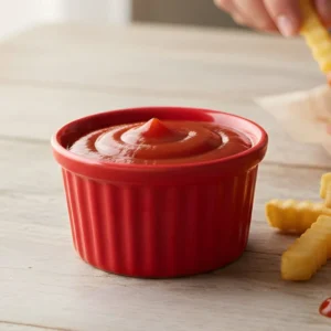 Melamine 2.5 Inch Red Ramekin Serving Bowl