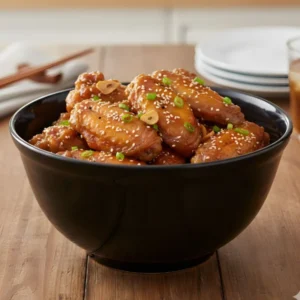 Melamine 7.5 Inch Large Black Serving Bowl