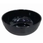Melamine 8 Inch Black Tulip Serving Bowl