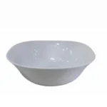 Melamine 9 Inch White Serving Bowl