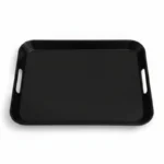 Melamine Black Large Square Serving Tray