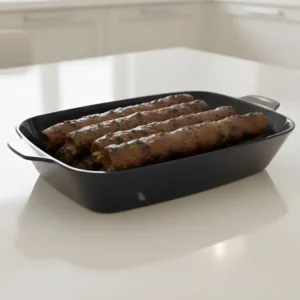 Melamine Black Rectangle Serving Bowl