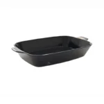 Melamine Black Rectangle Serving Bowl