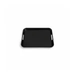 Melamine Black Small Square Serving Tray