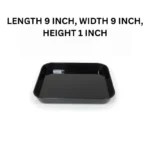 Melamine Black Vista Large Serving Tray