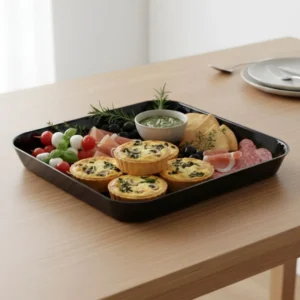 Melamine Black Vista XXLarge Serving Tray