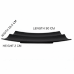 Melamine Double Black Tray For Serving