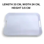 Melamine White Large Square Serving Tray