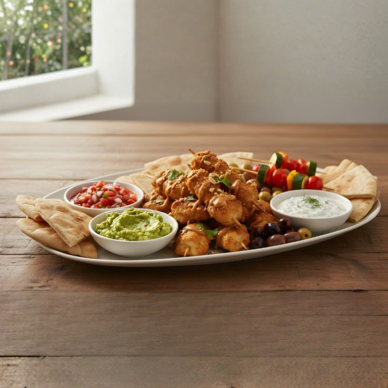 Melamine White Rectangle Serving Tray