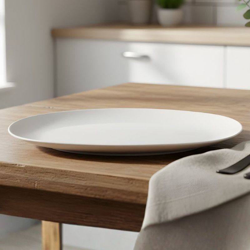 Melamine White Rectangle Serving Tray - Image 3