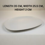 Melamine White Rectangle Serving Tray