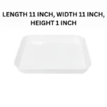 Melamine White Vista XLarge Serving Tray