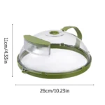 Microwave Splatter Cover With Water Steamer