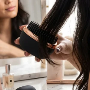 Mini Hair Straightening Comb Wireless Portable Hair Styler