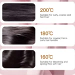 Mini Hair Straightening Comb Wireless Portable Hair Styler