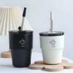 New Korean Style Insulated Mug Portable Thermal Drinking Cup
