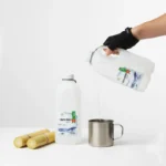 Plastic Cane Water Bottle 1 Liter Lightweight Hydration Bottle