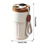 Portable LED Temperature Display Coffee Mug