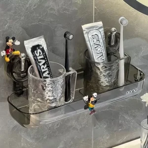 Premium Suction Cup Bathroom Storage Rack for Shower