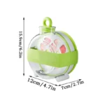 Round Ice Cube Bottle Freezer Ice Storage Bottle