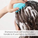 Shampoo Scalp Massager Brush – Soft Silicone Bristles