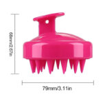 Shampoo Scalp Massager Brush – Soft Silicone Bristles